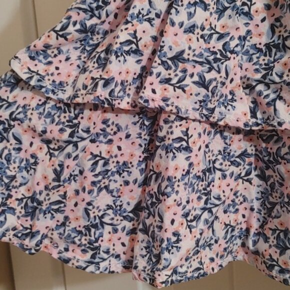 Divided by H&M flower pattern ruffle womens skirt size 10 - Picture 2 of 5